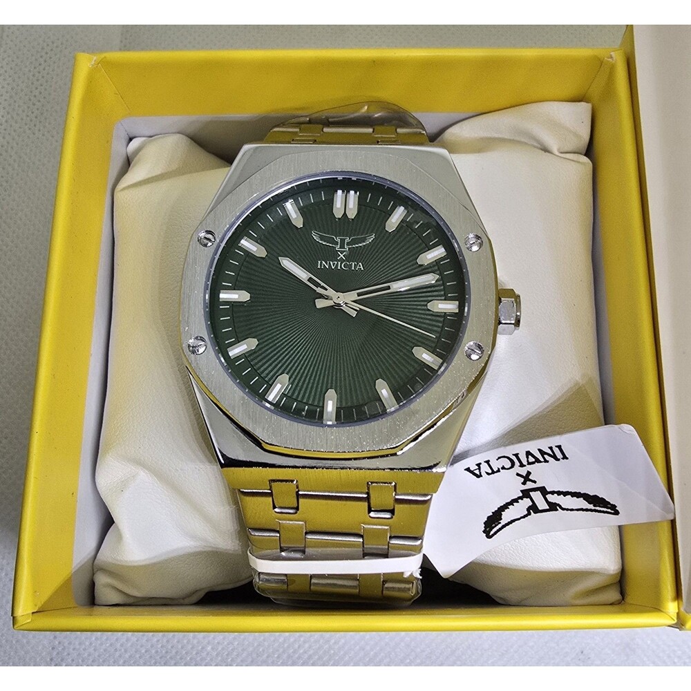 Invicta Specialty I by Invicta Men's Watch 42mm Dark Green Dial Silver 69960 New
